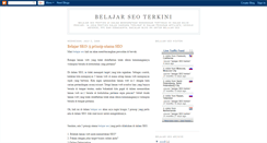 Desktop Screenshot of belajar-seo-laman-web.blogspot.com