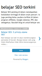 Mobile Screenshot of belajar-seo-laman-web.blogspot.com