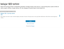 Tablet Screenshot of belajar-seo-laman-web.blogspot.com