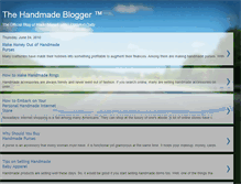 Tablet Screenshot of handmadeblogger.blogspot.com