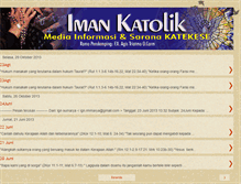 Tablet Screenshot of imankatolikgerejakatolikagamakatolik.blogspot.com