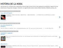 Tablet Screenshot of historia-de-la-moda.blogspot.com