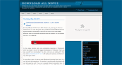 Desktop Screenshot of moviedownload2009.blogspot.com