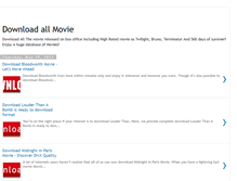 Tablet Screenshot of moviedownload2009.blogspot.com