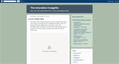 Desktop Screenshot of innovationevangelist.blogspot.com