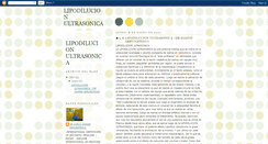 Desktop Screenshot of lipodilucionultrasonica.blogspot.com