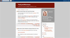 Desktop Screenshot of eyesofdorkness.blogspot.com