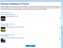 Tablet Screenshot of desktopwallpaperspictures.blogspot.com