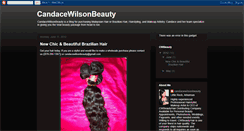 Desktop Screenshot of candacewilsonbeauty.blogspot.com