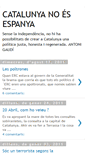 Mobile Screenshot of catalunyapersempre.blogspot.com