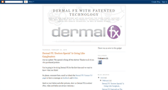 Desktop Screenshot of dermalfx.blogspot.com