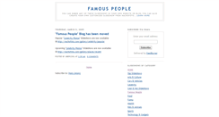 Desktop Screenshot of famous--people.blogspot.com