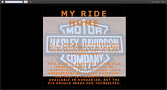 Desktop Screenshot of myridehome.blogspot.com