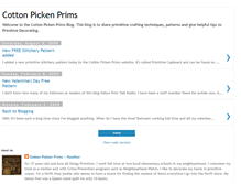 Tablet Screenshot of cottonpickenheather.blogspot.com