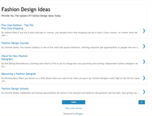 Tablet Screenshot of fashion-design-ideas.blogspot.com