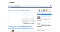 Desktop Screenshot of ilovefreesoftwares.blogspot.com