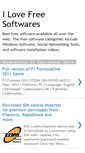 Mobile Screenshot of ilovefreesoftwares.blogspot.com