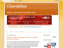 Tablet Screenshot of ciberdelitos.blogspot.com