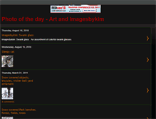 Tablet Screenshot of photooftheday-artandimagesbykim.blogspot.com