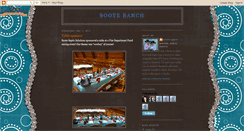 Desktop Screenshot of booteranch.blogspot.com