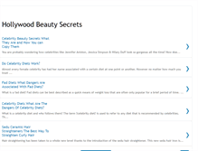 Tablet Screenshot of hollywood-beauty-secrets.blogspot.com