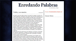 Desktop Screenshot of enredandopalabras.blogspot.com