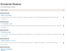 Tablet Screenshot of enredandopalabras.blogspot.com