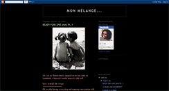 Desktop Screenshot of monmelange.blogspot.com