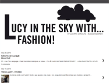 Tablet Screenshot of lucyintheskywithfashionblog.blogspot.com