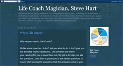 Desktop Screenshot of lifecoachmagician.blogspot.com