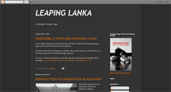 Desktop Screenshot of leapinglanka.blogspot.com