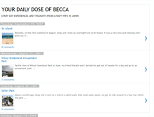 Tablet Screenshot of beccajapan.blogspot.com