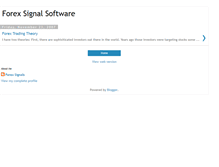 Tablet Screenshot of forex-signal-software.blogspot.com