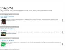 Tablet Screenshot of primera-voz.blogspot.com