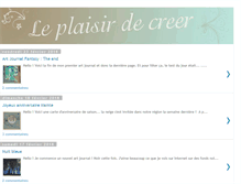 Tablet Screenshot of leplaisirdecreer.blogspot.com