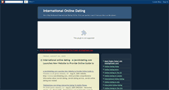 Desktop Screenshot of internationalonlinedating.blogspot.com