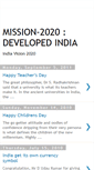 Mobile Screenshot of developed-india-mission2020.blogspot.com