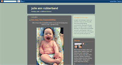 Desktop Screenshot of julieannrubberband.blogspot.com