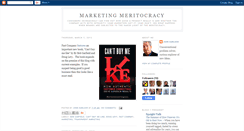 Desktop Screenshot of marketingmeritocracy.blogspot.com