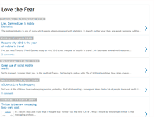 Tablet Screenshot of lovethefear.blogspot.com