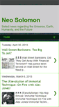 Mobile Screenshot of neosolomon.blogspot.com