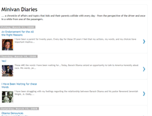 Tablet Screenshot of minivan-diaries.blogspot.com