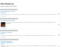 Tablet Screenshot of missmedicina.blogspot.com