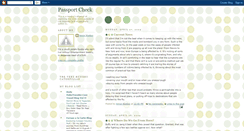 Desktop Screenshot of passportcheck.blogspot.com