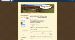 Desktop Screenshot of foxtalefarm.blogspot.com