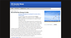 Desktop Screenshot of geinvestors.blogspot.com