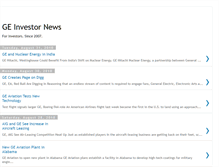 Tablet Screenshot of geinvestors.blogspot.com