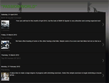 Tablet Screenshot of passionofworld.blogspot.com