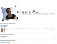 Tablet Screenshot of livingwithannie.blogspot.com