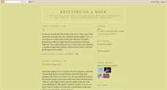 Desktop Screenshot of knitonarock.blogspot.com